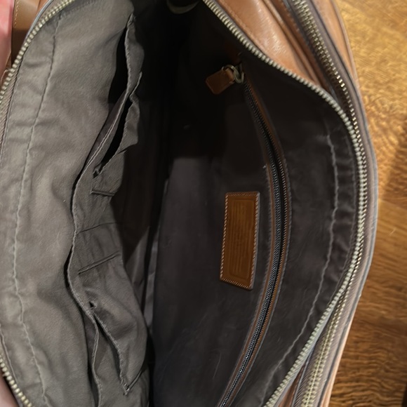 LUXURY!! 💼 Perfect Condition! COACH Briefcase, 4 main compartments. - Picture 5 of 11